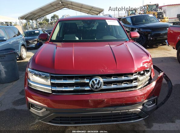 1V2ER2CA0JC515199 2018 VOLKSWAGEN ATLAS Red Vista del cuadro de instrumentos