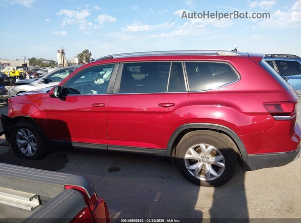 1V2ER2CA0JC515199 2018 VOLKSWAGEN ATLAS Red Vista interior de 360 grados