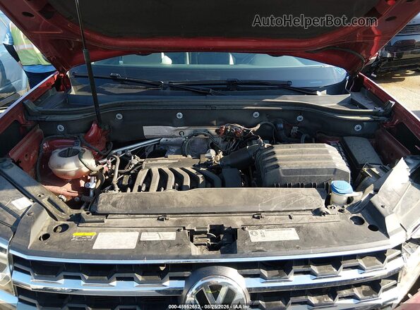 1V2ER2CA0JC515199 2018 VOLKSWAGEN ATLAS Red Vista trasera