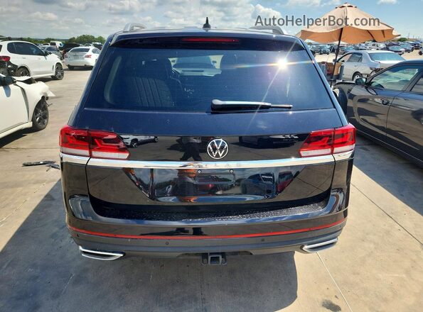 1V2ER2CA5MC535761 2021 VOLKSWAGEN ATLAS Black Вид ззаду