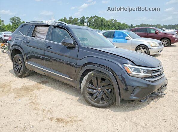 1V2ER2CA7MC584282 2021 VOLKSWAGEN ATLAS Black Przód prawy