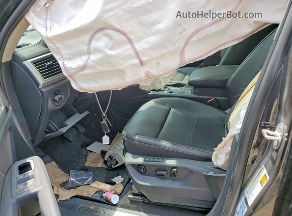 1V2ER2CA7MC584282 2021 VOLKSWAGEN ATLAS Black Widok wnętrza z przodu
