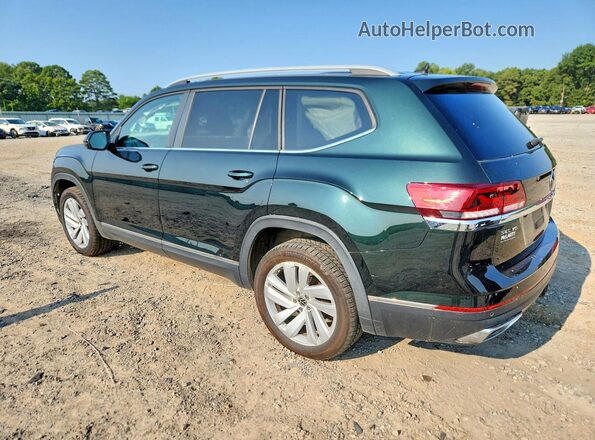 1V2ER2CA8MC504732 2021 VOLKSWAGEN ATLAS Green უკანა მარცხენა