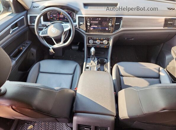 1V2ER2CA8MC504732 2021 VOLKSWAGEN ATLAS Green წინა პანელის ხედი
