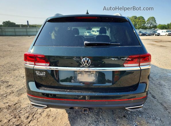 1V2ER2CA8MC504732 2021 VOLKSWAGEN ATLAS Green უკანა ხედი