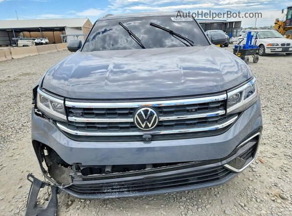 1V2FE2CA4MC234883 2021 VOLKSWAGEN ATLAS Gray Widok z przodu