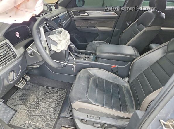 1V2FE2CA4MC234883 2021 VOLKSWAGEN ATLAS Gray Widok wnętrza z przodu