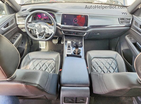 1V2FE2CA7RC261910 2024 VOLKSWAGEN ATLAS Black Vista del salpicadero