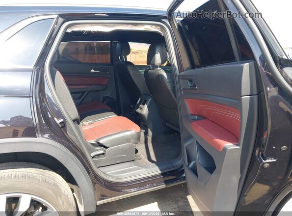 1V2FE2CA8NC207803 2022 VOLKSWAGEN ATLAS Black Widok naklejki z numerem VIN