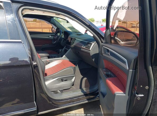 1V2FE2CA8NC207803 2022 VOLKSWAGEN ATLAS Black Widok wnętrza z przodu