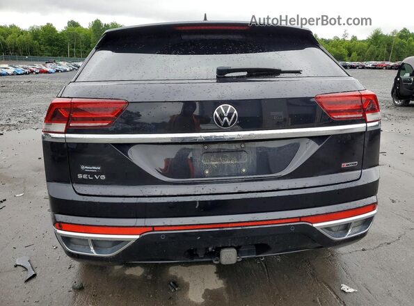 1V2FE2CA9NC215635 2022 VOLKSWAGEN ATLAS Black Вид ззаду