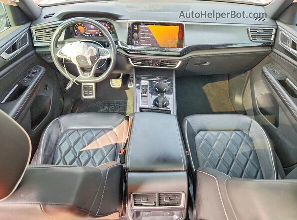 1V2FE2CA9RC207914 2024 VOLKSWAGEN ATLAS Black Widok deski rozdzielczej