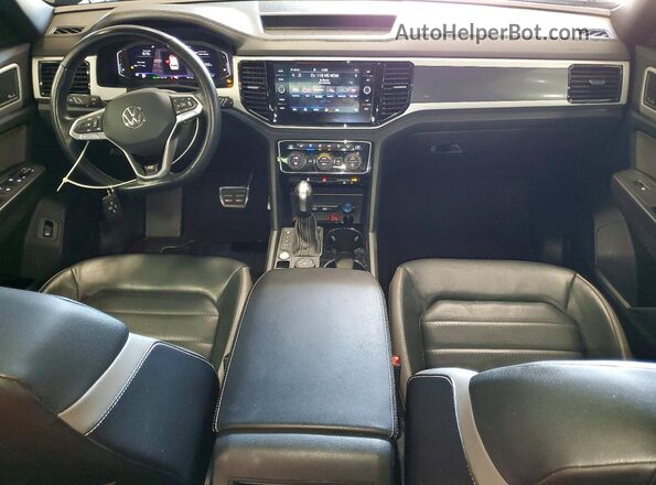 1V2FE2CAXNC204353 2022 VOLKSWAGEN ATLAS Blue Widok deski rozdzielczej