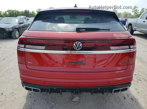 1V2FE2CAXRC208375 2024 VOLKSWAGEN ATLAS Red Rear view
