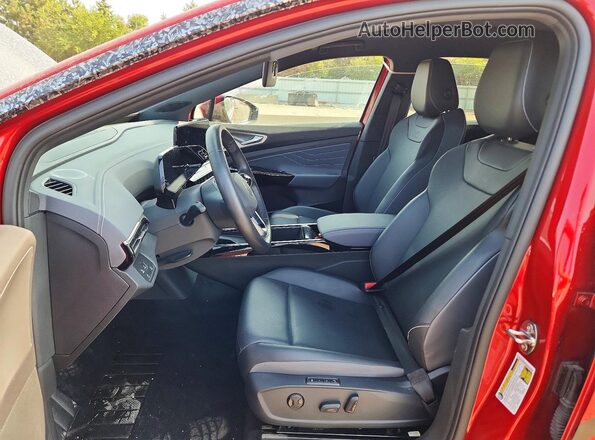 1V2FMPE87PC014216 2023 VOLKSWAGEN ID.4 Maroon Widok wnętrza z przodu