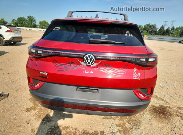 1V2FMPE87PC014216 2023 VOLKSWAGEN ID.4 Maroon Widok z tyłu