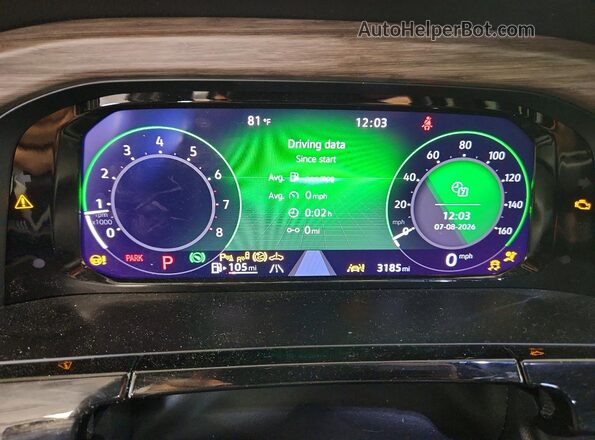 1V2FN2CA4TC517136 2026 VOLKSWAGEN ATLAS Black Vista del cuadro de instrumentos