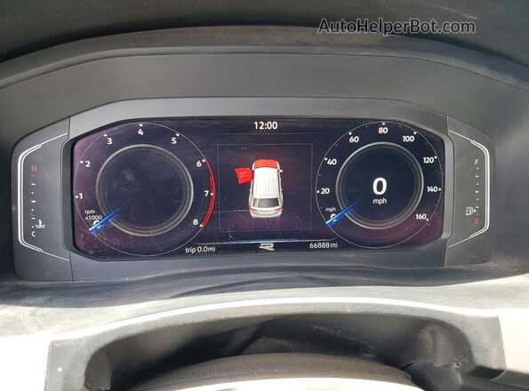 1V2FR2CA0PC508170 2023 VOLKSWAGEN ATLAS Gray Вид щитка приладів