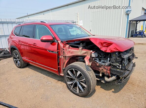 1V2FR2CA0RC603119 2024 VOLKSWAGEN ATLAS Red Przód prawy