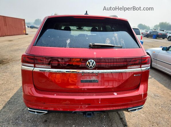 1V2FR2CA0RC603119 2024 VOLKSWAGEN ATLAS Red Widok z tyłu