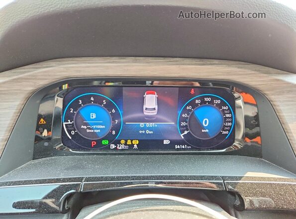 1V2FR2CA0RC603119 2024 VOLKSWAGEN ATLAS Red Widok zestawu wskaźników