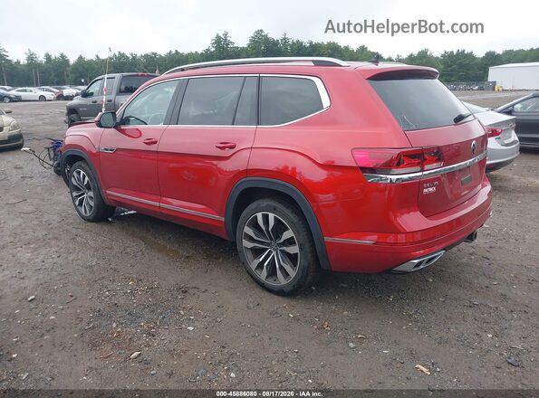1V2FR2CA2MC604569 2021 VOLKSWAGEN ATLAS Red Задня ліва чверть