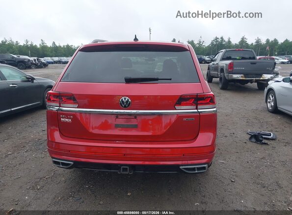 1V2FR2CA2MC604569 2021 VOLKSWAGEN ATLAS Red 