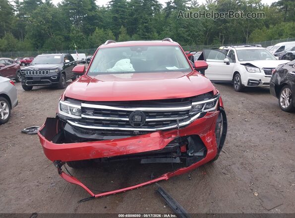 1V2FR2CA2MC604569 2021 VOLKSWAGEN ATLAS Red Вид задньої частини салону