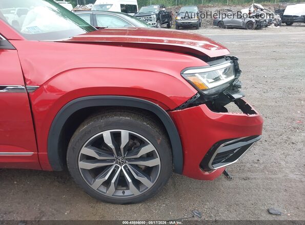 1V2FR2CA2MC604569 2021 VOLKSWAGEN ATLAS Red 