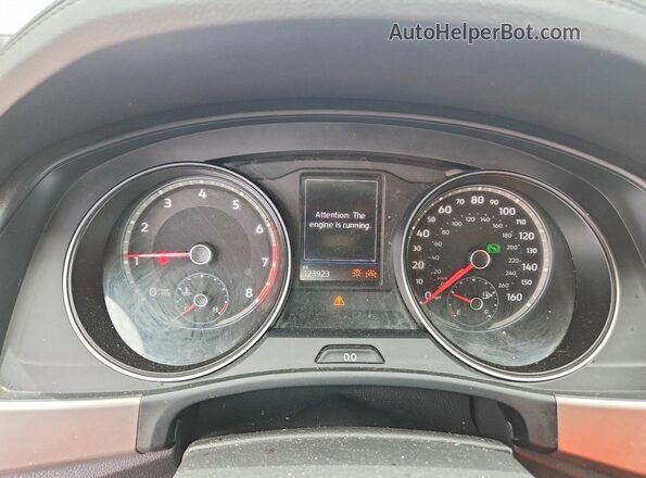1V2FR2CA3LC503913 2020 VOLKSWAGEN ATLAS White Սարքավորումների վահանակի տեսք