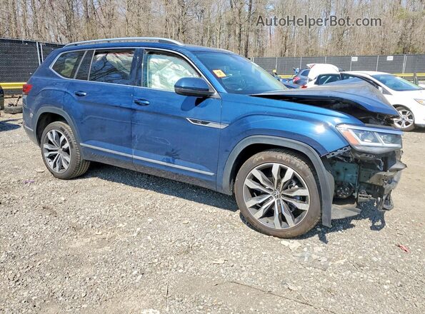 1V2FR2CA4PC533654 2023 VOLKSWAGEN ATLAS Blue Przód prawy