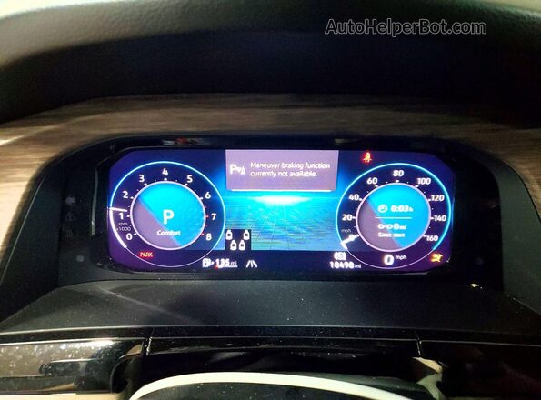 1V2FR2CA4SC555453 2025 VOLKSWAGEN ATLAS Gray Widok zestawu wskaźników