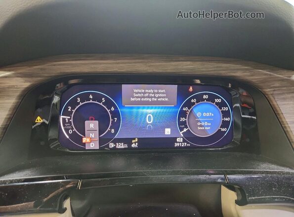 1V2FR2CA5RC586205 2024 VOLKSWAGEN ATLAS White Вид щитка приладів