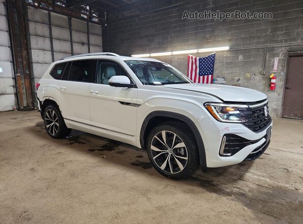 1V2FR2CA5RC586205 2024 VOLKSWAGEN ATLAS White Передня права чверть