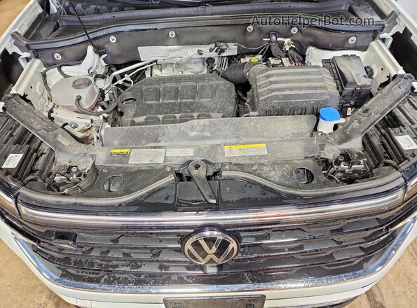 1V2FR2CA5RC586205 2024 VOLKSWAGEN ATLAS White Вид підкапотного простору