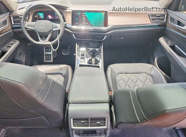 1V2FR2CA6SC546530 2025 VOLKSWAGEN ATLAS Black წინა პანელის ხედი