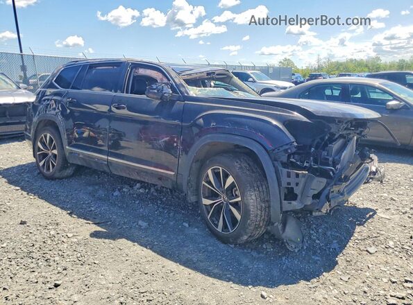 1V2FR2CA7RC581975 2024 VOLKSWAGEN ATLAS Черный Передняя правая четверть