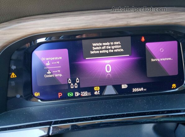 1V2FR2CA7SC520535 2025 VOLKSWAGEN ATLAS Black Instrument cluster view