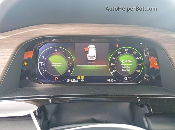 1V2FR2CA7SC550165 2025 VOLKSWAGEN ATLAS Черный Вид щитка приборов