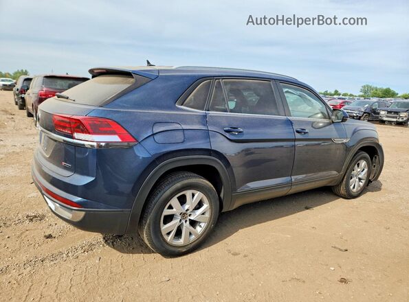 1V2GC2CA7MC227291 2021 VOLKSWAGEN ATLAS Blue Tył prawy