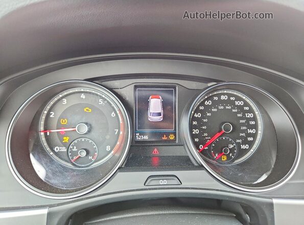 1V2GC2CA7MC227291 2021 VOLKSWAGEN ATLAS Blue Widok zestawu wskaźników