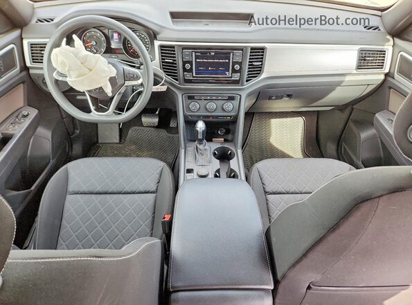 1V2GC2CA7MC227291 2021 VOLKSWAGEN ATLAS Blue Widok deski rozdzielczej
