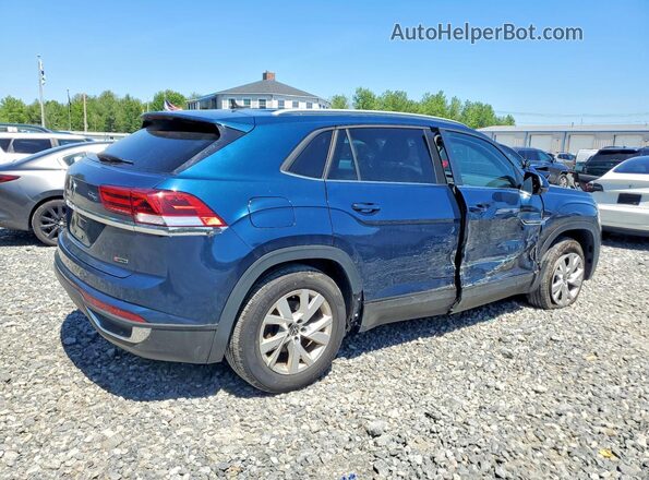 1V2GC2CA8MC208779 2021 VOLKSWAGEN ATLAS Blue Rear right