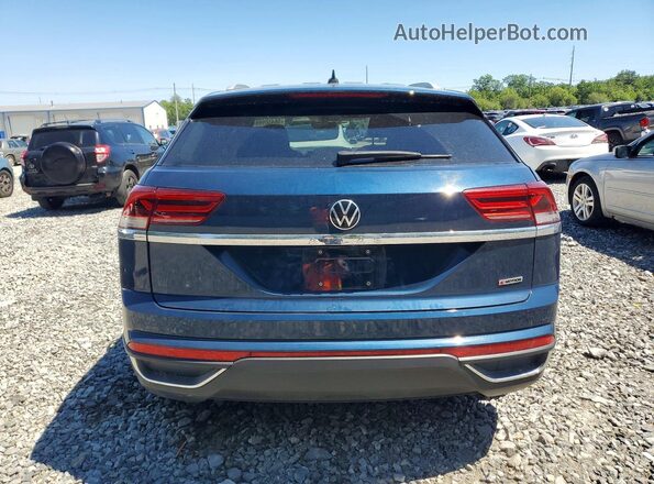 1V2GC2CA8MC208779 2021 VOLKSWAGEN ATLAS Blue Rear view