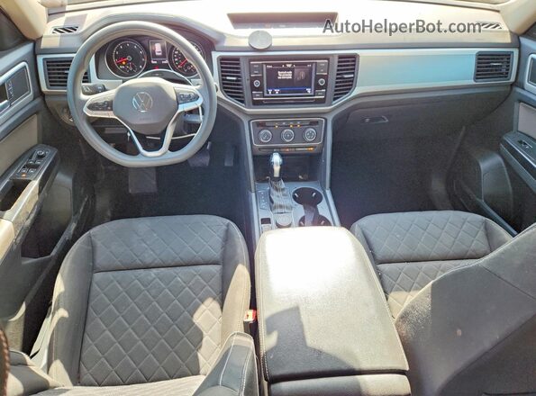 1V2GP2CA0MC546598 2021 VOLKSWAGEN ATLAS Черный Вид панели приборов