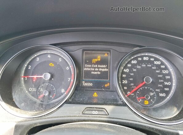 1V2GP2CA4MC527584 2021 VOLKSWAGEN ATLAS White Widok zestawu wskaźników