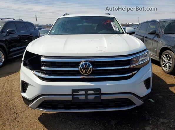 1V2GP2CA4MC527584 2021 VOLKSWAGEN ATLAS White Widok z przodu