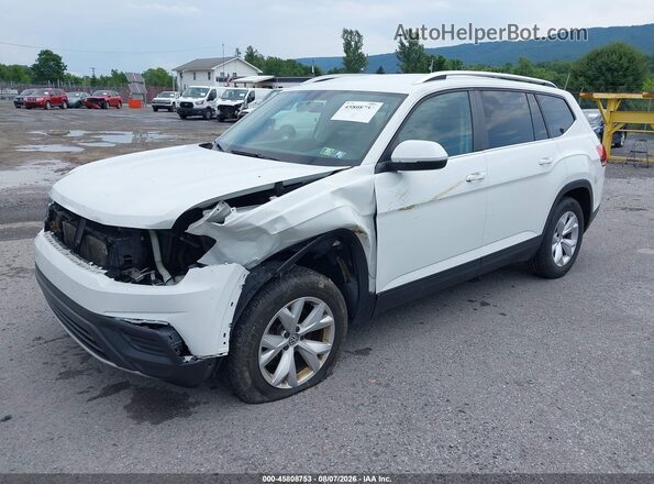 1V2GR2CA0JC534425 2018 VOLKSWAGEN ATLAS White Передня ліва чверть