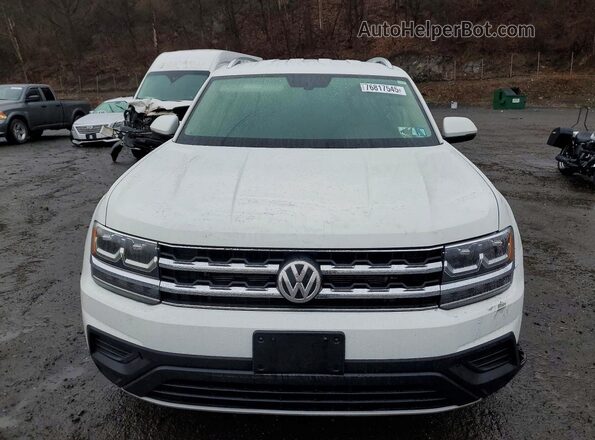 1V2GR2CA8KC536702 2019 VOLKSWAGEN ATLAS White Widok z przodu