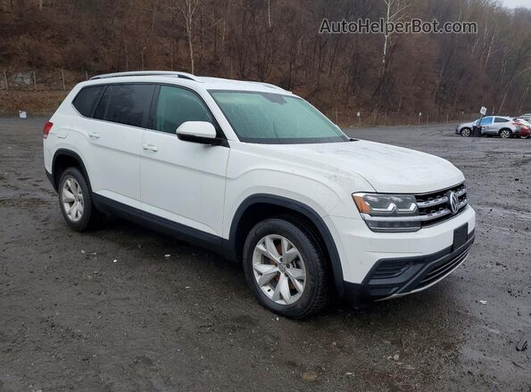 1V2GR2CA8KC536702 2019 VOLKSWAGEN ATLAS White Przód prawy